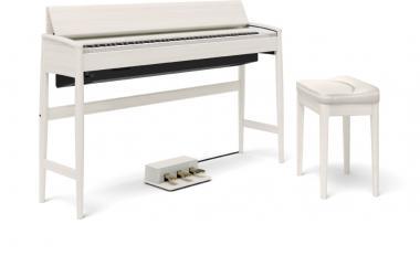 Roland digitální piano KYOLA, čistě bílá, kompletní set